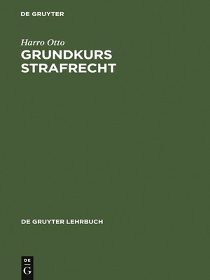 cover image of Grundkurs Strafrecht